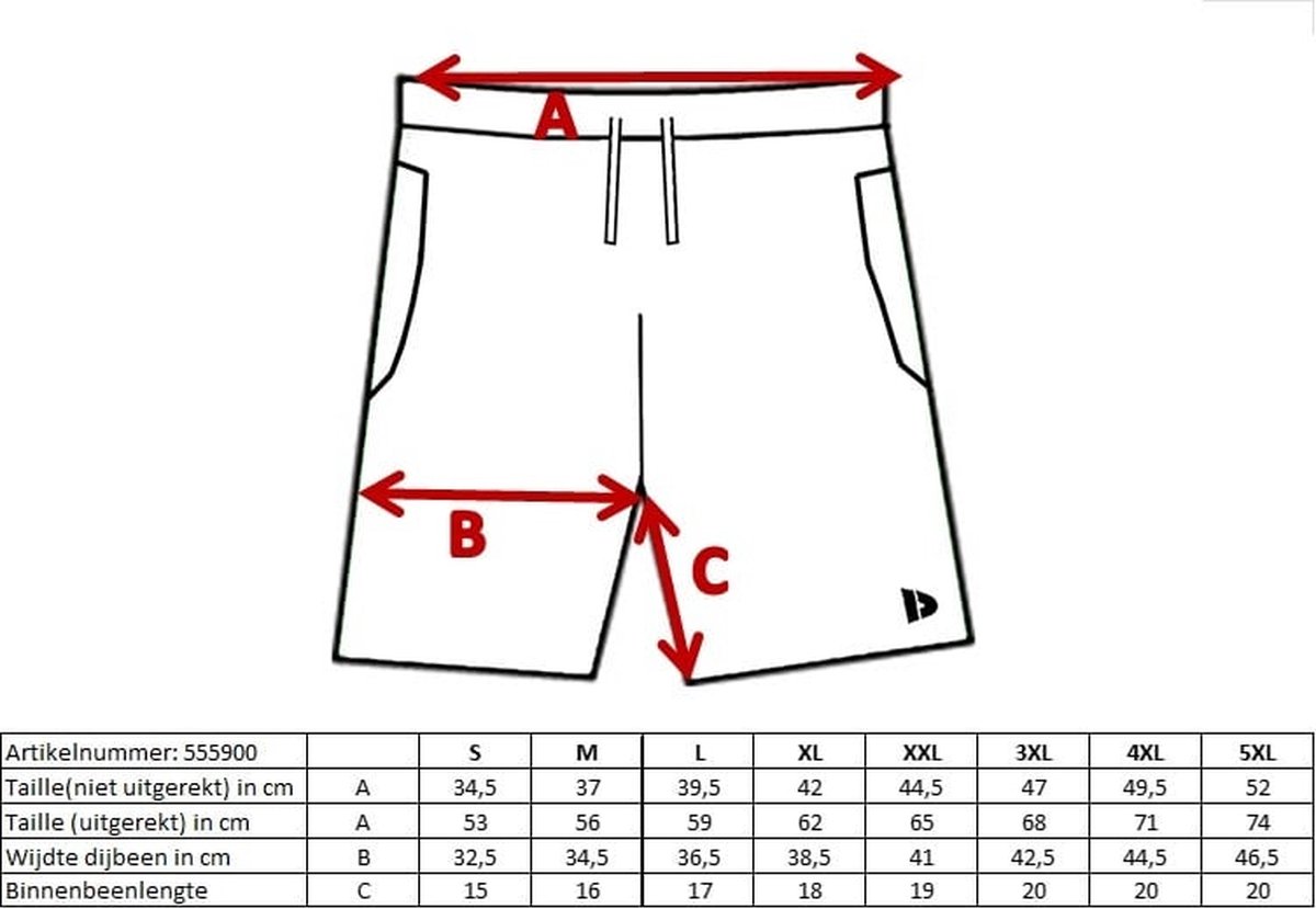 2 - Pack Donnay - Sport/Zwemshort (Toon) - Sportbroek - Heren - Navy/Aruba blue (617) — afbeelding 3