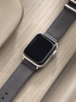 Apple Watch Horlogeband - Graphite Canvas Safari - 42mm, 44mm, 45mm