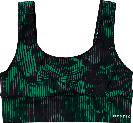 Mystic Leia Athletic Bikini Top - 240220 - Black / Green - 38