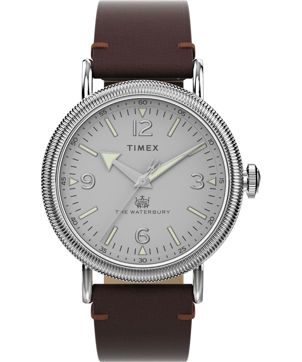 Timex Standard TW2W20300 Horloge - Leer - Bruin - Ø 40 mm