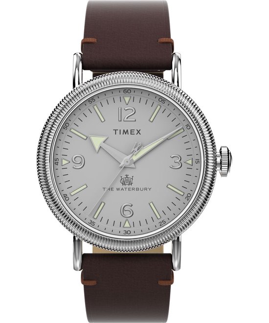 Timex Standard TW2W20300 Horloge - Leer - Bruin - Ø 40 mm