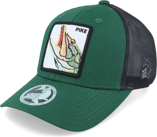 Hatstore- Kids Pike Pro Fishing Light Forest/Black Trucker - Skillfish Cap