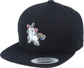 Hatstore- Kids Unicorn Kitty Black Snapback - Unicorns Cap