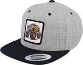 Hatstore- Kids Monster Truck Orange Grey/Black Snapback - Kiddo Cap Cap