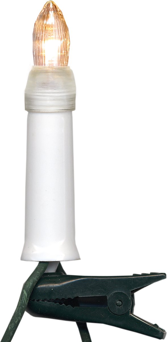 Star Trading Kerstboomkaarslichtketting 'Candle', 16 lichts, wit