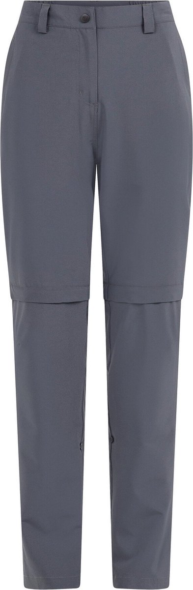 Life Line Elina 2 Zip-Off Afritsbroek Dames Antraciet