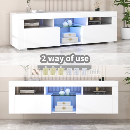 Preisvergleich für SONNI TV Board Lowboard Unterschrank Hochglanz