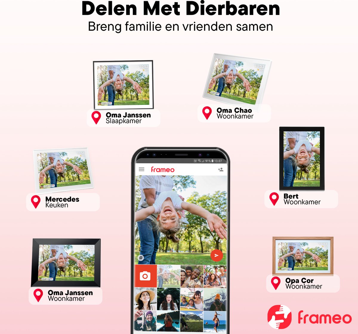 Denver Digitale Fotolijst 15.6 inch (EAN: ...7952) - afbeelding 3