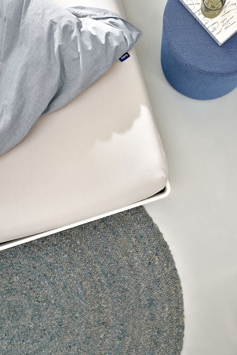 Auping Jersey 235 hoeslaken voor matras - 120 x 200/210/220 cm - Beige - Biologisch katoen thumbnail 6