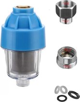 Bol.com Filter tegen zand en roest voor wasmachine en vaatwasser - 3/4 inch naar 1/2 inch kraanadapter - fontein sedimentfilter ... aanbieding