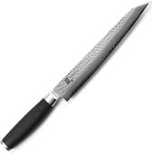Couteau Yaxell Taishi Sashimi 23 cm - Bois de hêtre Pakka Zwart - Artisanat japonais ultime