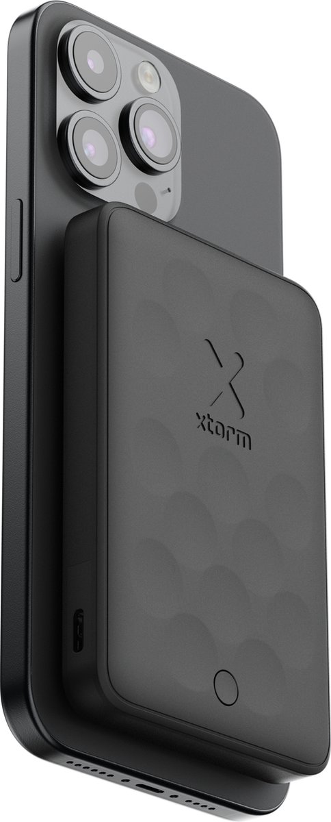 xtorm Xtorm Draadloze Powerbank 5000 mAh - Geschikt voor Magsafe Iphone 12 13 14 15 - USB C 7.5W