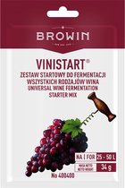 Vinistart - complete start mix met alle ingrediënten voor vergisting tot 17%