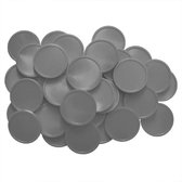 CombiCraft Blanco munten / Consumptiemunten Grijs - diameter 29mm - 1000 stuks