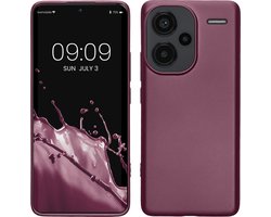 kwmobile telefoonhoesje geschikt voor Xiaomi Redmi Note 13 Pro+ 5G / Redmi Note 13 Pro Plus 5G - Hoesje voor smartphone - Back cover in metallic lila