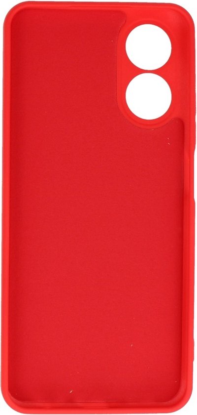 Coque adaptée pour OPPO A78 4G - Coque arrière Fashion - Coque de téléphone colorée - Rouge