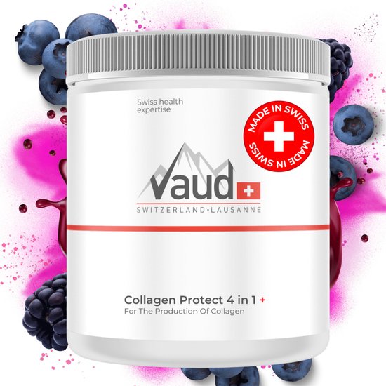 Collageen Protect 4 in 1 Vaud | collageen poeder | collageen supplement| clinique | huidverzorging | gezichtsverzorging | 30 dagen kuur