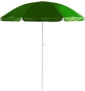 Verstelbare strand/tuin parasol groen 200 cm - UV bescherming - Voordelige parasols