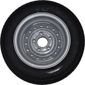 Compleet 12 inch wiel - 155/70R12C band + velg - mercedes steek: 5x112 - 900 kg - 67 mm naafdiameter