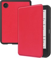 Étui adapté pour Kobo Clara BW Case Étui de protection de Luxe - Étui adapté pour Kobo Clara BW Case Book Cover - Rouge