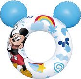 Bestway Disney Mickey Mouse Flotteur Avec Oreilles 74x76 cm +3 à 6 Ans Piscine et Plage 09109