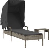 vidaXL-Ligbed-met-luifel-en-tafel-poly-rattan-grijs