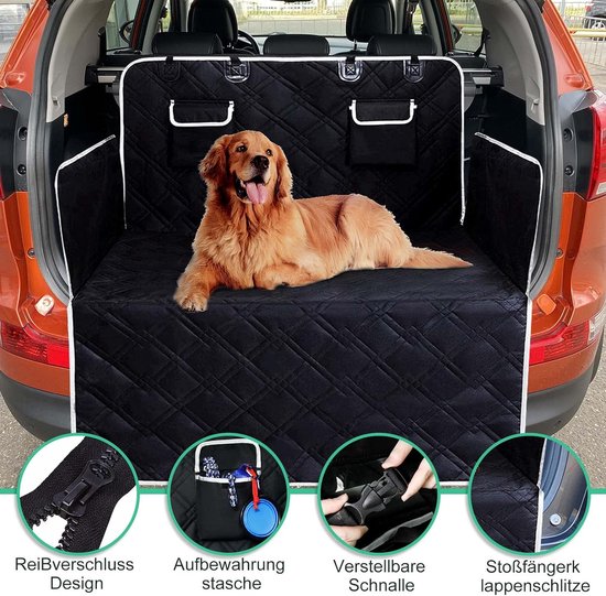universele kofferbakbescherming voor honden - met zij- & bumperbescherming universele kofferbakbescherming voor honden - met zij- & bumperbescherming