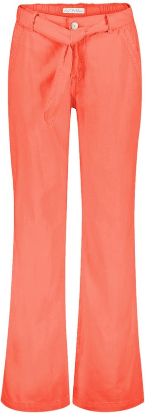 Red Button Broek Colette Cotton Linen 81cm Srb4169 Flamingo Dames Maat - W42