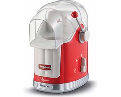 Ariete 2958/00 Popcorn Machine - popcornmaker - Bereiding zonder vet - Hetelucht - Klaar in 3 min - Rood
