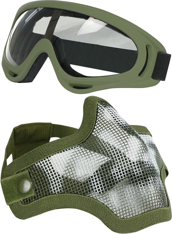 Airsoft Masker - Airsoft Helm - Paintball Masker - Airsoft Bescherming - Airsoft Accesoires - Airsoft Kleding