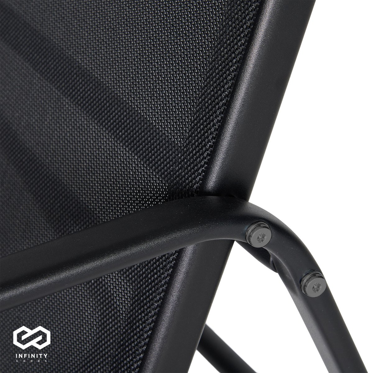 Infinity Goods Tuinset - Loungeset - Tuinmeubelen - Tuinbank - Tuinstoelen - Tuintafel - Glazen blad - 4 Persoons - Zwart/Antraciet thumbnail 8