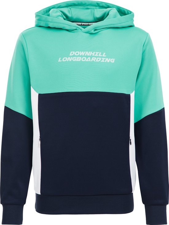 WE Fashion Jongens hoodie met colourblock