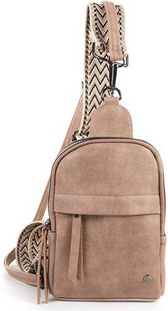 Camel crossbodytasje Bakkum- damestasje- kleine tas- sint- kerst- cadeau- Trendy