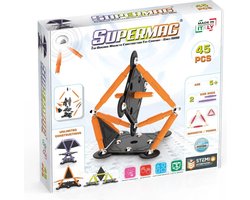 Magneet speelgoed Supermag Technicolor 45 SM0654 Multikleur