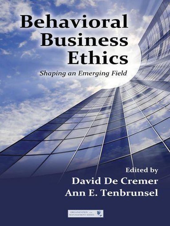 Behavioral Business Ethics - cover