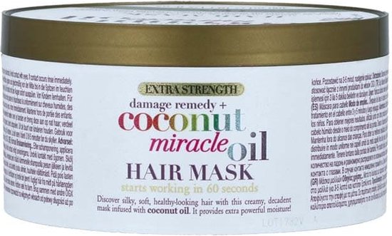 OGX Coconut Miracle Oil Extra Strength Haarmasker - Voor beschadigd haar 300ML