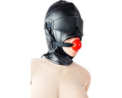 BNDGx® - Extreme BDSM sex Masker - Nep Leer - Met Gag blinddoek - SM Erotisch