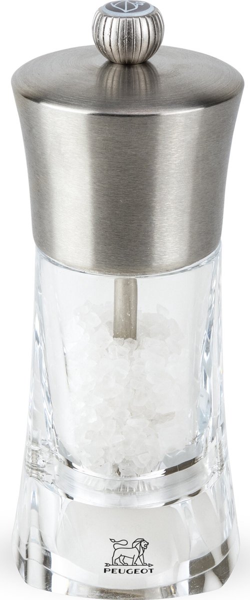 Peugeot Ouessant Zoutmolen 14 cm - Transparant - Acryl/inox
