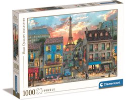 Clementoni - Puzzel - 1000 Stukjes - Straatbeeld van Pari...