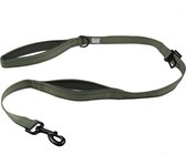 Duvo+ Ultimate Fit On-The-Road Leiband Classic Undercover Green 130cm - 16mm