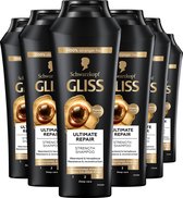 Schwarzkopf - Gliss - Ultimate Repair - Shampoo - Haarverzorging - Voordeelverpakking - 6x 250 ml