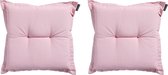 Coussin d'assise Madison - Universel - Panama Soft Pink - 50x50 - Rose - 2 Pièces