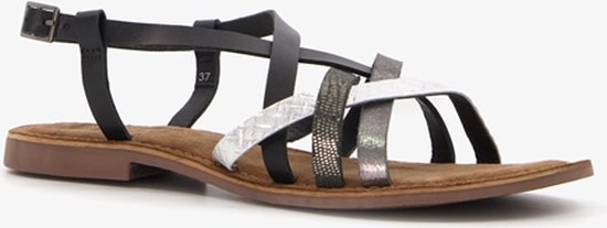 TwoDay dames sandalen zwart/zilver - Maat 41