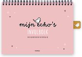Mijn echo's invulboek | roze | echoboekje A5 formaat | Thuismusje