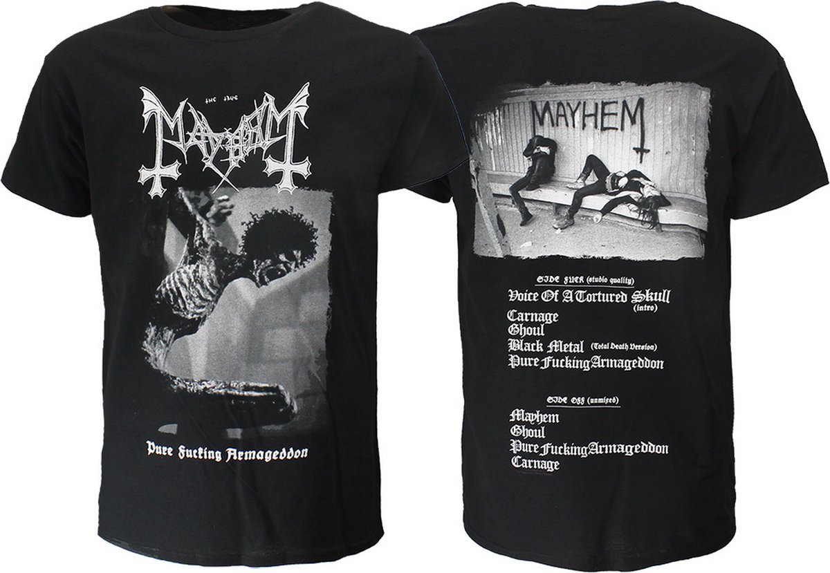 Mayhem Pure Fucking Armageddon T-Shirt - Officiële Merchandise - XXL