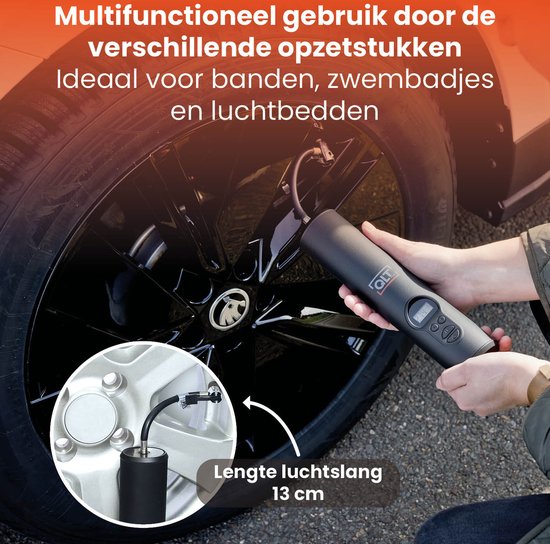 Carsun - Compressor - Bandenpomp - Draadloze Elektrische pomp - 6000mAH