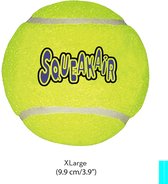 Kong Air Squeakair Balle de Tennis XL - Balle - 94mm x 89mm x 89mm - Jaune