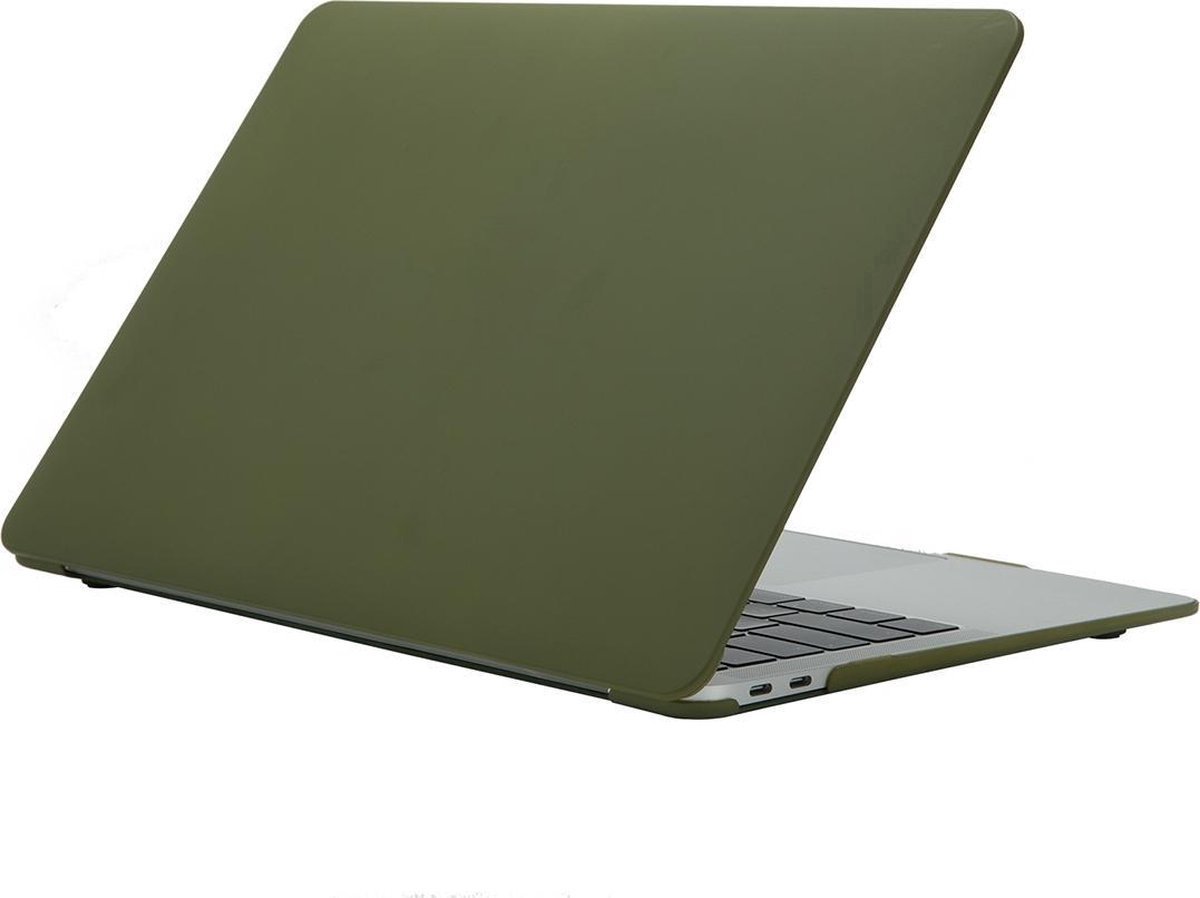 Hardshell Case - Geschikt voor oude MacBook Air - Voor Air 13 inch A1369 (2010 en 2011) - Creamy Groen