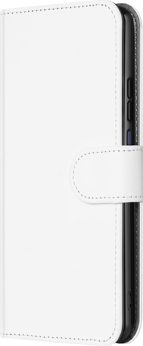 Book Case Telefoonhoesje Geschikt voor Samsung Galaxy A25 Wit met Pasjeshouder