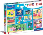 clementoni puzzels peppa pig - 10 in 1 - peppa - kind